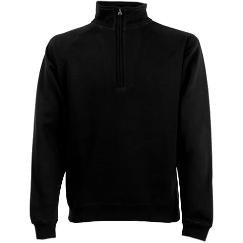 Fruit of the Loom Men's Zip Neck Sweatshirt Cover