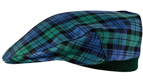 Casquette plate pour homme et femme en tartan Campbell Ancient, chapeau écossais taille unique