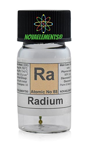 Radium Metal Element 88 Sample Ra Watch Hand, Check Source, Inside Labeled Glass Vial
