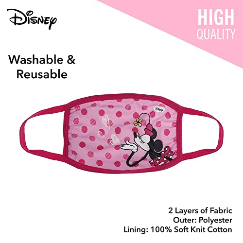 Concept One Disney Minnie Mouse Pink Polka Dots Kids Face Mask, Multi #TOP4