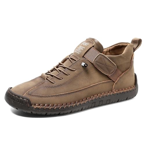 Genérico Zapatos Casuales para Caminar Planos cómodos con y Flexible para Uso Diario diseño Ligero y Transpirable (Khaki 38)