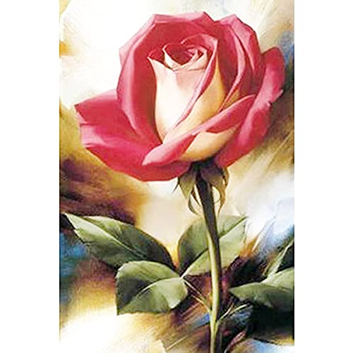 Kits Peinture Diamant 5D Rose Grand Format Idée Cadeau Art Crafts