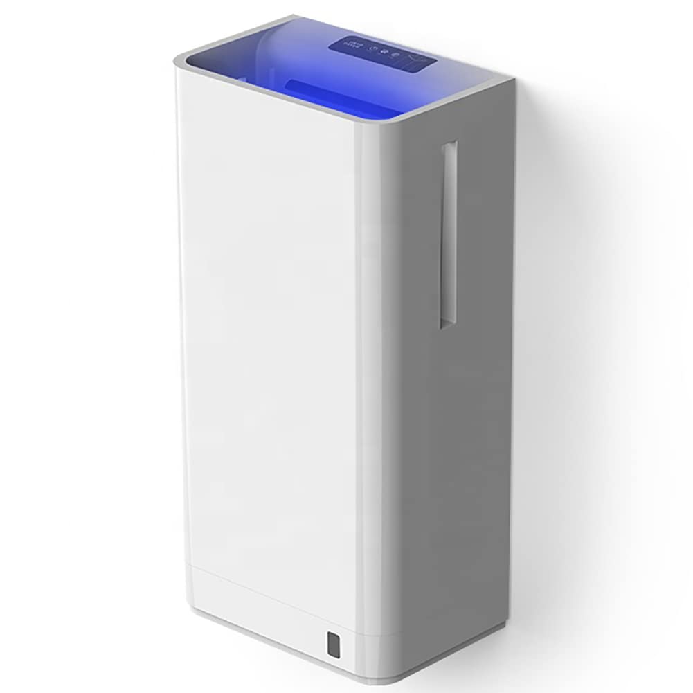 RENJJPBO Electric Hand Dryer with HEPA Filter, Induction Hand Dryer, 5-7 Seconds to Dry, Wall Mounted High Speed Hand Dryers for