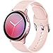Dirrelo Deportiva Correa Compatible con Samsung Galaxy Watch Active/Active 2 40mm/44mm, Reemplazo de Silicona para Galaxy Watch 42mm/Gear Sport/Gear S2 Classic para Mujeres y Hombres, Rosado S