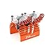 Guangcailun RC Climbing Car Motor Cooler 1/8 Lavello Doppio Raffreddamento Ventola Radiatore Riscaldamento Ricambi ricambi per X-MAXX, Arancione