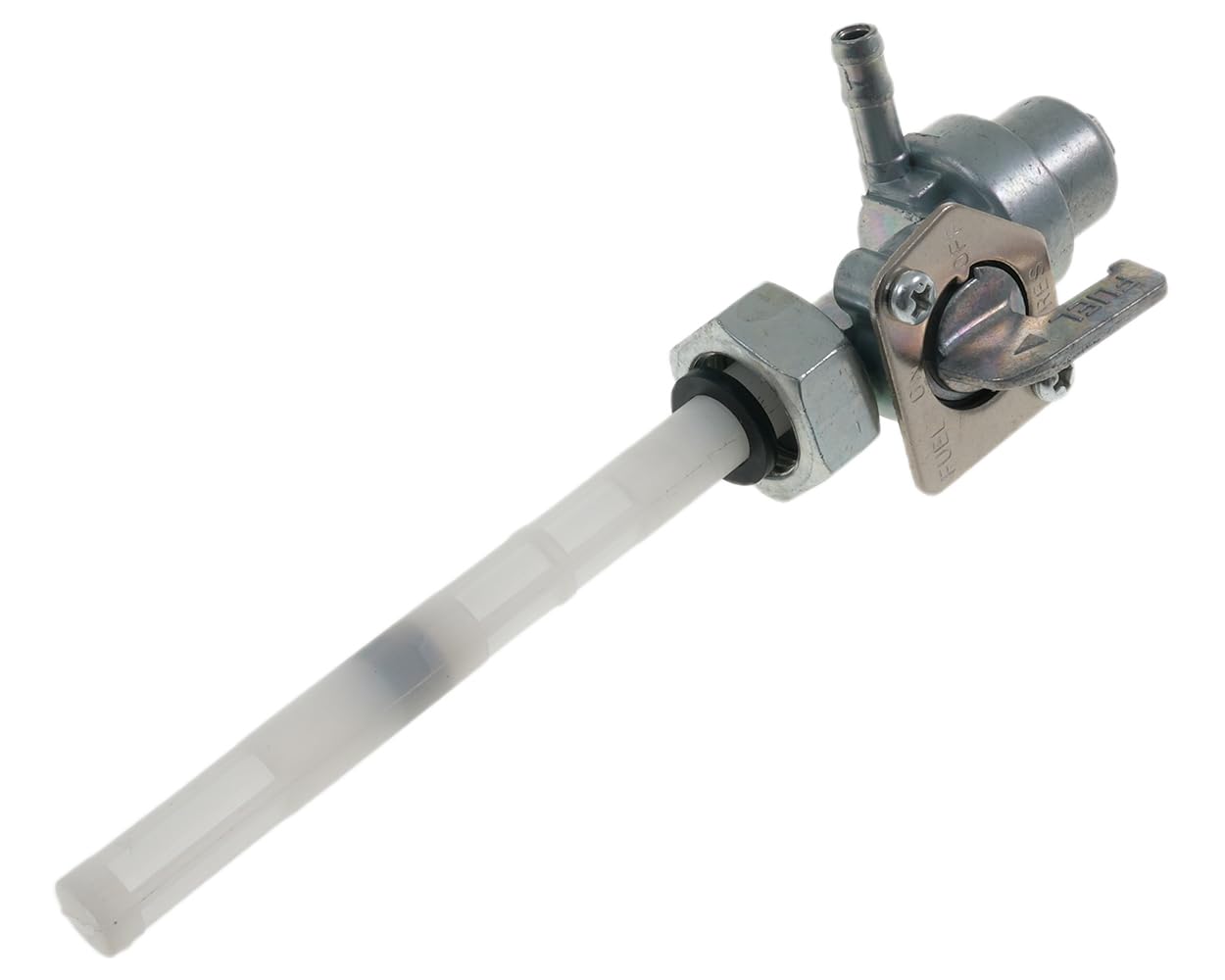 Benzinhahn Kraftstoffhahn manuell Original – kompatibel mit Daelim 125 VC, VS, VT, VL – M18x1,5 Gewinde, On/Off/Reserve