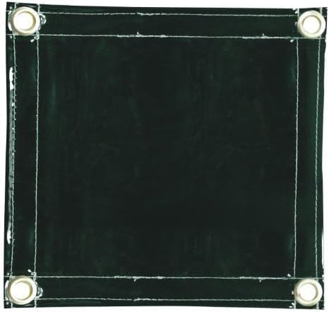 Tillman 602R610 6'X10' 14mil. Green Vinyl Welding Curtain w/Grommets a