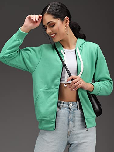 Image of eKools� Women's Fleece Winters Hoodie Sweatshirt Zipper with Pockets (Flee1 Series)