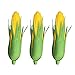 NOLITOY 3pcs Simulation Corn Models Artificial Corn Green Shell Lifelike Corn Fake Corn Simulation Vegetable Decorations Corn Photo Props