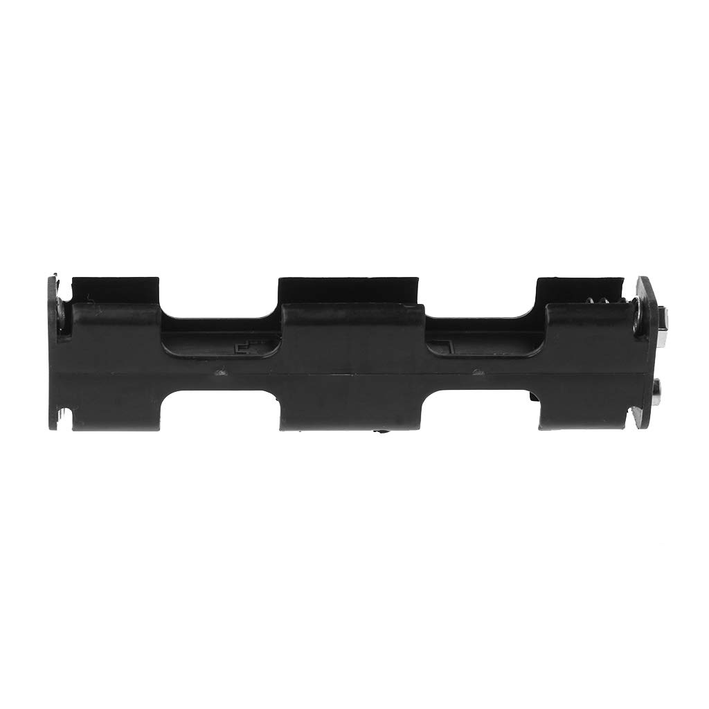 Battery Box Long Strip 4x AA For Case Holder 9V Double Side Back Storage 6V Button Container Soldering Connecting