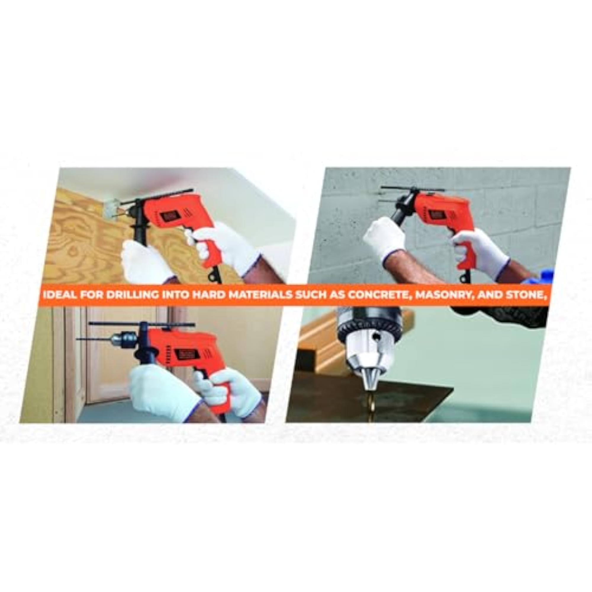 HD555K50-IN 550W Impact Drill Kit with 75 Accessories