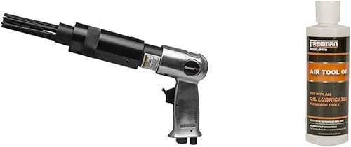 PowerMate Vx 024-0299CT Air Needle Scaler & Freeman PTTO Air Tool Oil, 8 oz.