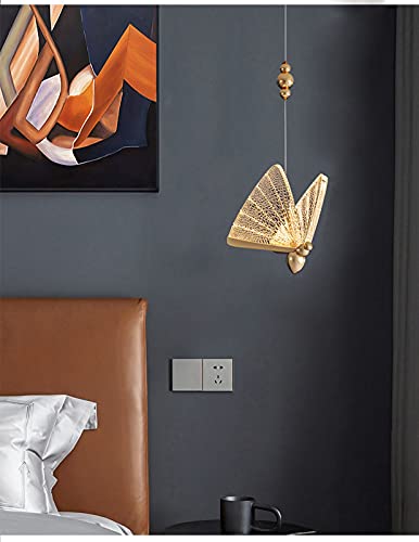 Lampe de lit nordique et lustre de luxe pour escalier moderne