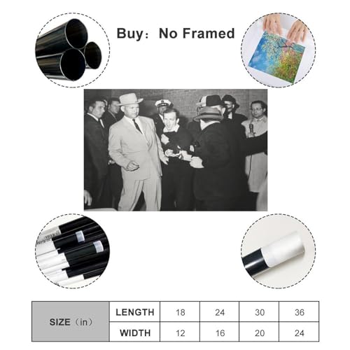 Impression toile Kennedy pour remplacer un mur vide déco bureau originale - 7