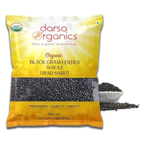 Darsa Organics Black Lentils 4 lb Cover