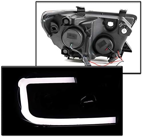 Miniatura 2 de ZMAUTOPARTS Faros delanteros LED DRL negros para Toyota Tundra 2007-2013  Sequoia 2008-2017