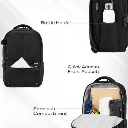 Image of Safari Smart Plus Formal Business Laptop Backpack Bag for Man & Women, Ideal for Office Use for men /School /College Boys and Girls, 2 Compartment, Antitheft pocket, Trolley Sleeve & Organizer