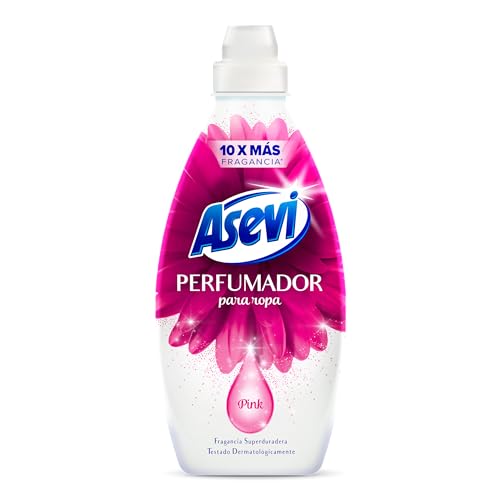 Asevi Perfumador Líquido para Lavadora Pink - Perfume para la Ropa - Fragancia Fresca y Afrutada - Fórmula Hipoalergénica - Dermatológicamente Testada - Ideal para Todo Tipo de Ropa