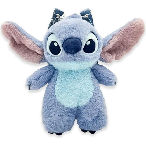 Mochila Peluche Stitch Diseño 3D Suave y Ligera Niños y Niñas - Mochila Stitch Oficial Disney Diseño Único y Acolchado