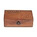 70 Pcs Wooden Rubber Stamps Number and Alphabet Letter Wood Rubber Stamps Set Wooden Rubber Number Letter, Stamper Seal Set with Wooden Box Vintage DIY