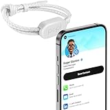 Authentic Patented Popl Bracelet™ (Avoid Fake Knockoffs) - Smart NFC Networking Card - Simply Tap to Exchange Contact Info, Capture Leads, & Manage Contacts (White)