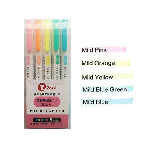 Highlighters Double Ended Mild 25 color Highligh in Pakistan