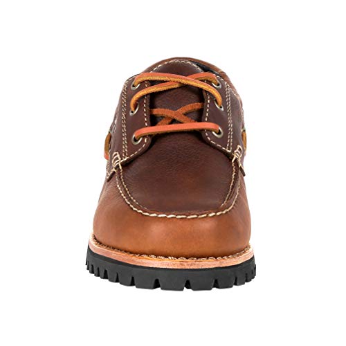 Rocky Men's Collection 32 Small Batch Oxford Shoes Moc Toe Brown 9.5 EE3