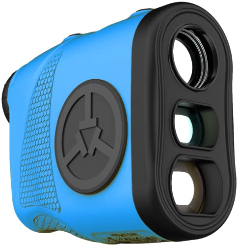 TecTecTec KLYR Golf Rangefinder with Slope, Belt Clip, Magnetic Holder. Laser Range Finder with 2022 Optics, high end case, Golf Ball Marker with Magnet.