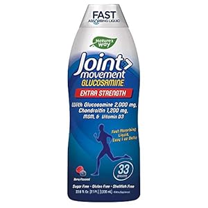 Wellesse Joint Movement Glucosamine With Chondroitin & Msm GreatItems, Liquid,Tablet, 2Pack (33.8 fl oz )