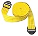 Lock Buckle Prtctr Strap, 100inL, Yllw, PK2