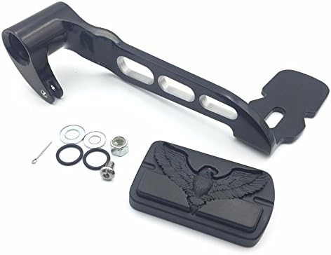 HTT Motorcycle Chrome Rear Brake Lever Brake Pedal Foot Lever Three-Hollow-Out Fit 2014-later Touring Trike (Street Glide/CVO/Tri)