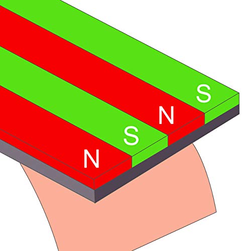 Klebeshop24 MAGNETBAND SELBSTKLEBEND | Abmessungen wählbar / 19,0 x 1,5 mm, 1 m auf Rolle