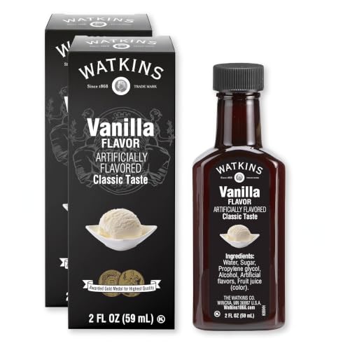 Watkins Vanilla Flavor, 2 oz. Bottle, 2-Pack
