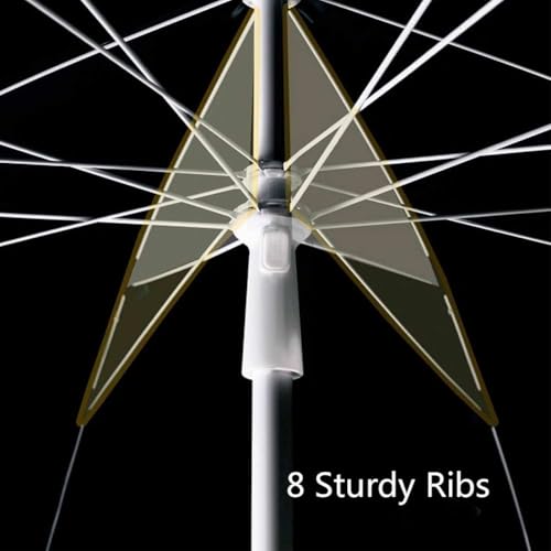 Sombrilla de playa ligera y parasol exterior para piscina o camping 6