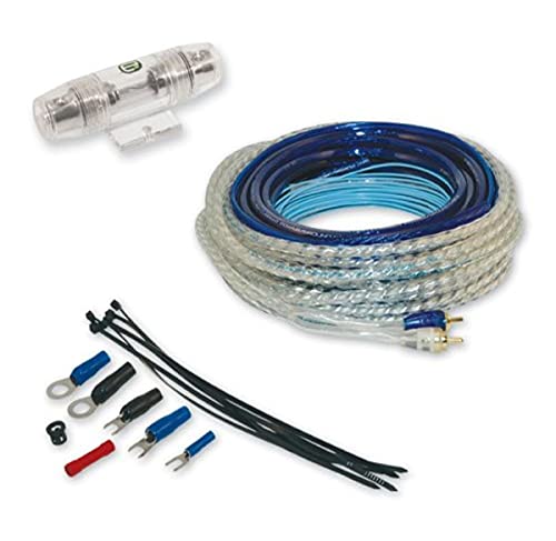 Scosche E400 400-Watt Single Amplifier Kit,Blue