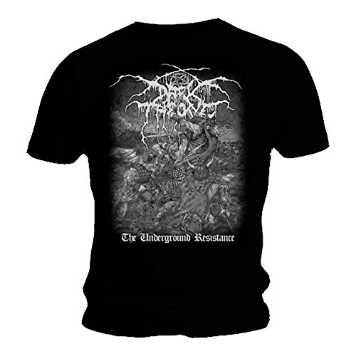 Darkthrone - Camiseta - para Hombre Negro Negro (X-Large