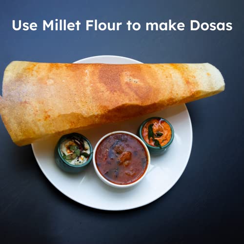 Forgotten Foods Multi Millet Flour 800 Gm (2 X 400 G Packs) - Dry Roasted 7 Multigrains, Finely Milled, Naturally Farmed, Gluten Free, Superfood Atta - Perfect for Healthy Rotis Forgotten Foods Multi Millet Flour 800 Gm (2 X 400 G Packs) - Dry Roasted 7 Multigrains, Finely Milled, Naturally Farmed, Gluten Free, Superfood Atta - Perfect for Healthy Rotis