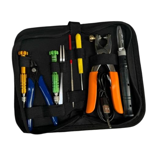 kowaku Starting Stringing Clamp Tool Set Tennis Racquet Clamp Cold Press Badminton Racket Plier for Tennis Racket