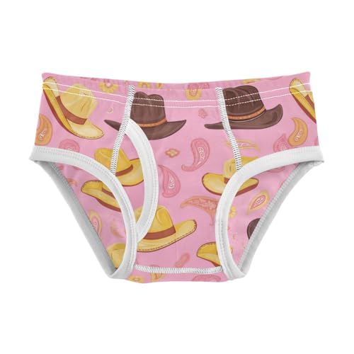 Wusikd Cowboy Hats Boys' Underwear Cotton Boys Briefs Soft Toddler Underwear 2T