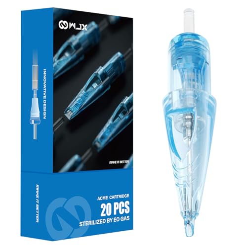 Image of WJX Tattoo Cartridges 20Pcs Disposable Needles Round Liner 0403RL