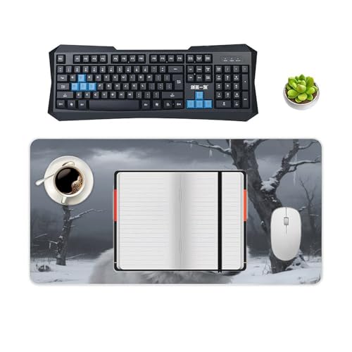Tapete para mouse grande de caucho antideslizante miniatura 4