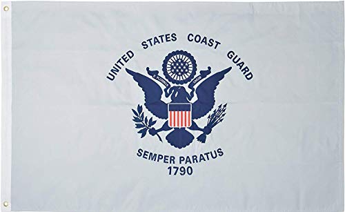 NEOPlex Economy 3' x 5' Military Flag - Coast Guard