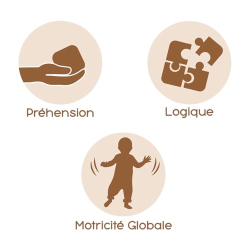 Image of Little Smoby Activity Table - Numerous Mechanical Functions - 4 Shapes, 1 Ball, 1 Hippo Figurune - Developing Motor Skills - From 12 Months - Made in France