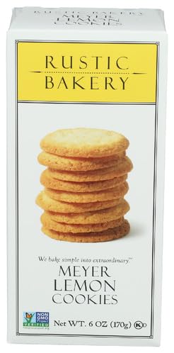 Rustic Bakery Meyer Lemon Cookies 6 oz (Pack of 6)