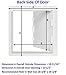Dynasty Hardware Plastic Access Panel for Drywall, Plumbing Access Door 18
