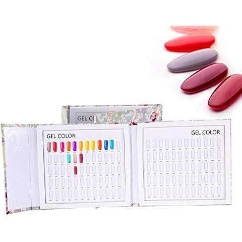 Colors Nail Color Chart Display, Professional 2 Book, Nail Polish Gel Color Display,Nail Nail Polish Display Book For Nail Art Equipment Nail-Art-Equipment Art Showing Board(#01) Cover