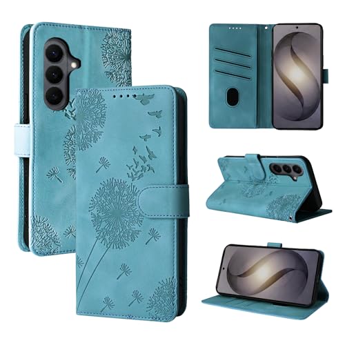 Rostsant Coque pour Samsung Galaxy S26 Plus 5G Pissenlit Housse en Cuir PU Étui à Fermeture Magnétique Portefeuille Étui à Rabat pour Samsung Galaxy S26...