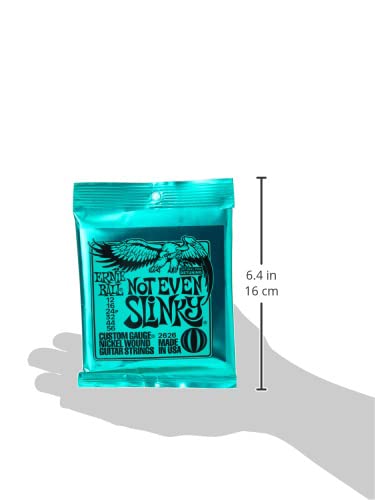 Ernie Ball Not Even Slinky Nickel Wound Electric Guitar Strings - 12-56 Gauge #TOP4