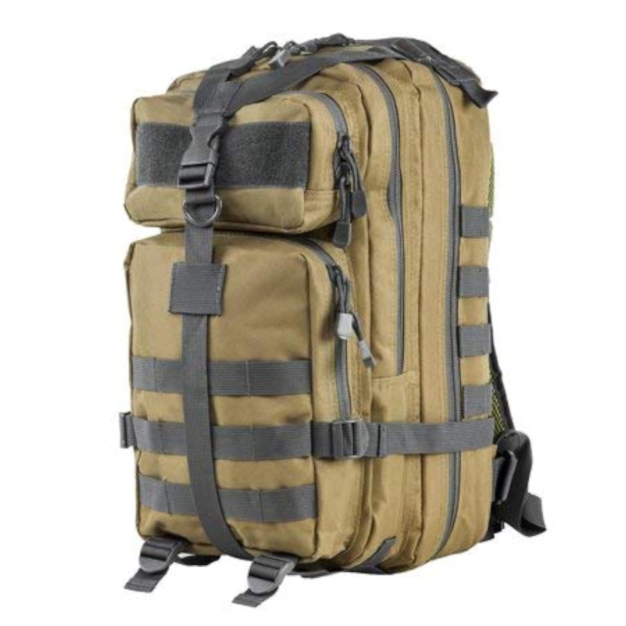 Small Backpack Tan with Urban Gray Trim