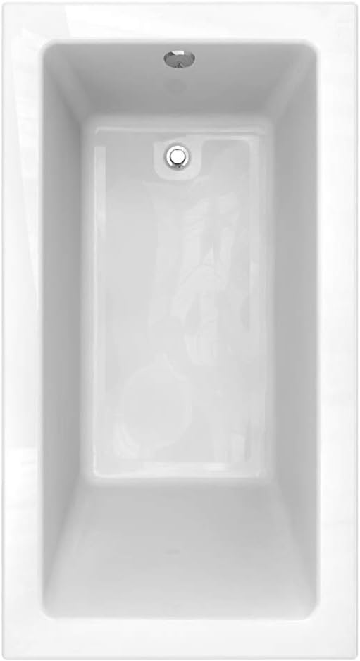 2938002-D0.020 Studio Zero-Edge Drop-in Soaking Bathtub 66 in. x 36 in. White